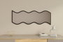 Hanah Home Espejo Blanco y Negro 40x120 cm